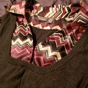 Apt 9 Sweatervest Blouse L